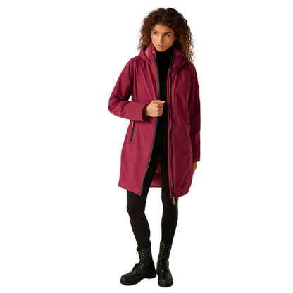 Rumba Red-Mineral Red - Lifestyle - Regatta Womens-Ladies Yewbank IV Waterproof Jacket