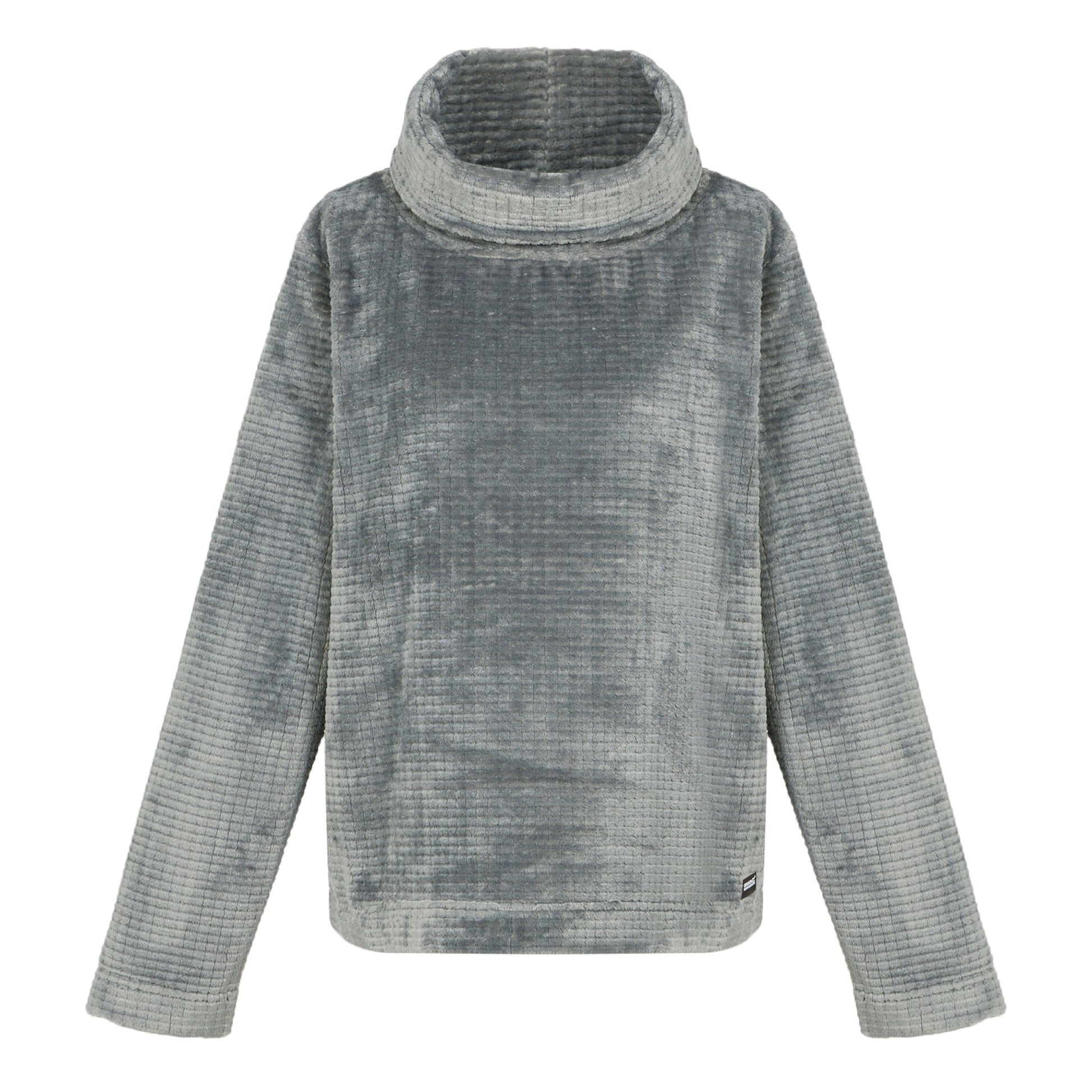Storm Grey - Front - Regatta Womens-Ladies Bardou II Velour Fleece Top