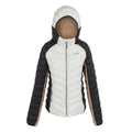 Black-Blanc De Blanc - Front - Regatta Womens-Ladies Dalent Quilted Hooded Jacket