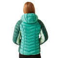 Rainforest-Dusty Green - Lifestyle - Regatta Womens-Ladies Dalent Quilted Hooded Jacket