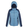 Navy-Coronet Blue - Front - Regatta Womens-Ladies Dalent Quilted Hooded Jacket