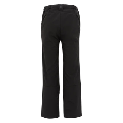 Black - Back - Regatta Childrens-Kids Softshell Hiking Trousers