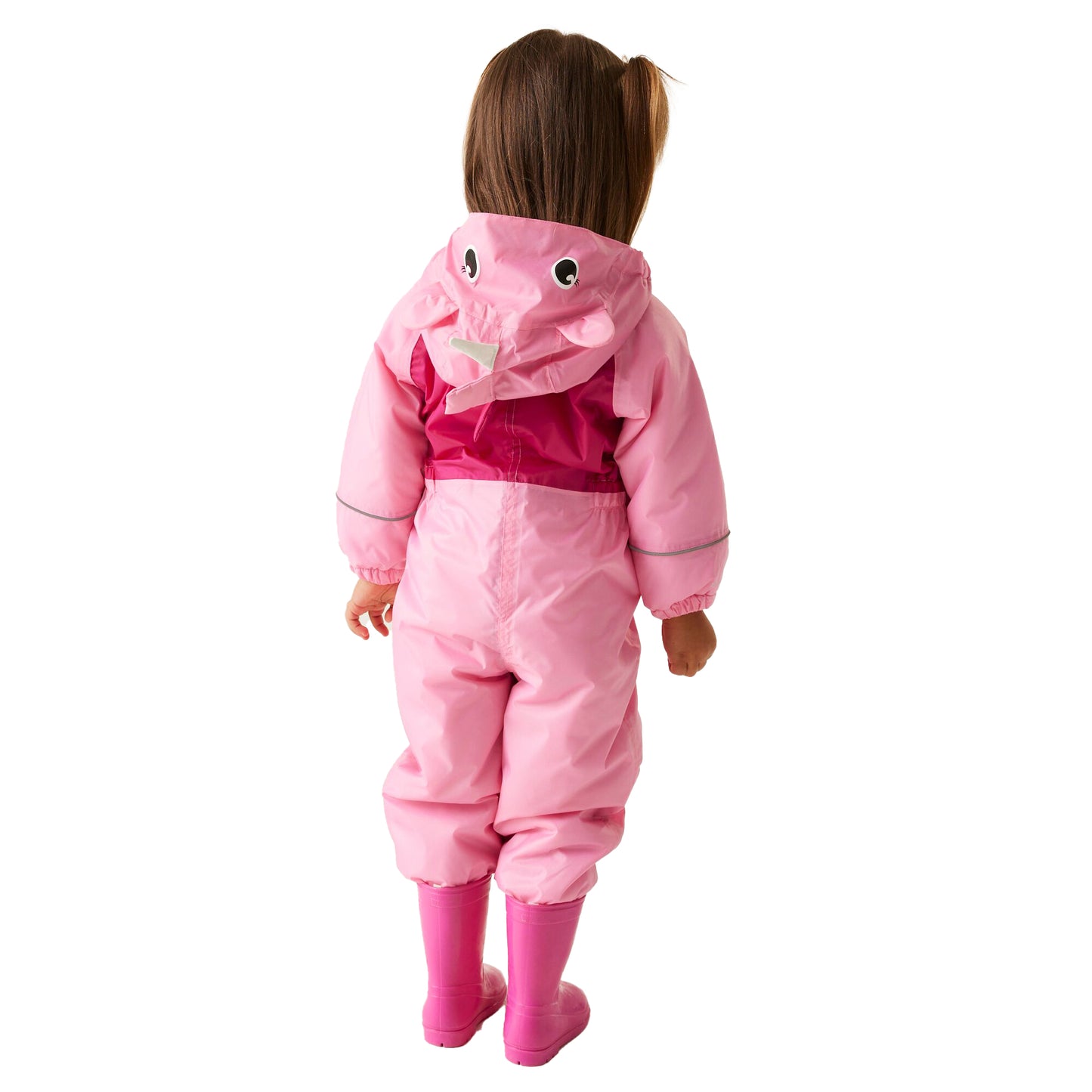 Sweet Pink - Lifestyle - Regatta Childrens-Kids Mudplay III Luna The Unicorn Waterproof Puddle Suit
