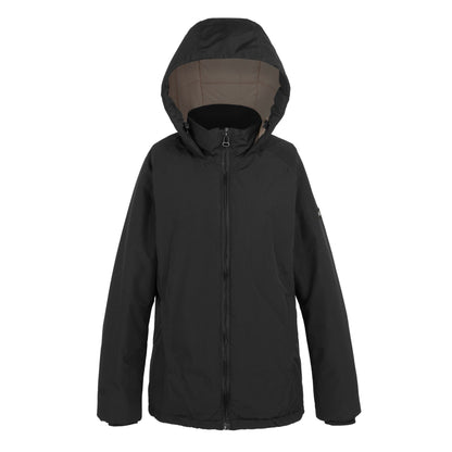 Black-Warm Taupe - Front - Regatta Womens-Ladies Reeah Insulated Jacket