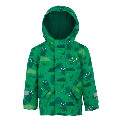 Jelly Bean - Front - Regatta Childrens-Kids Stompy The Dinosaur Waterproof Jacket