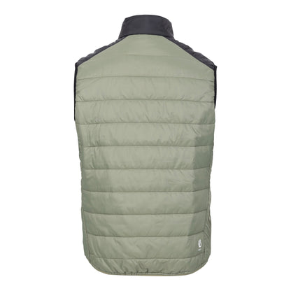 Olivine Green-Black - Back - Dare 2B Mens Touring II Colour Block Gilet