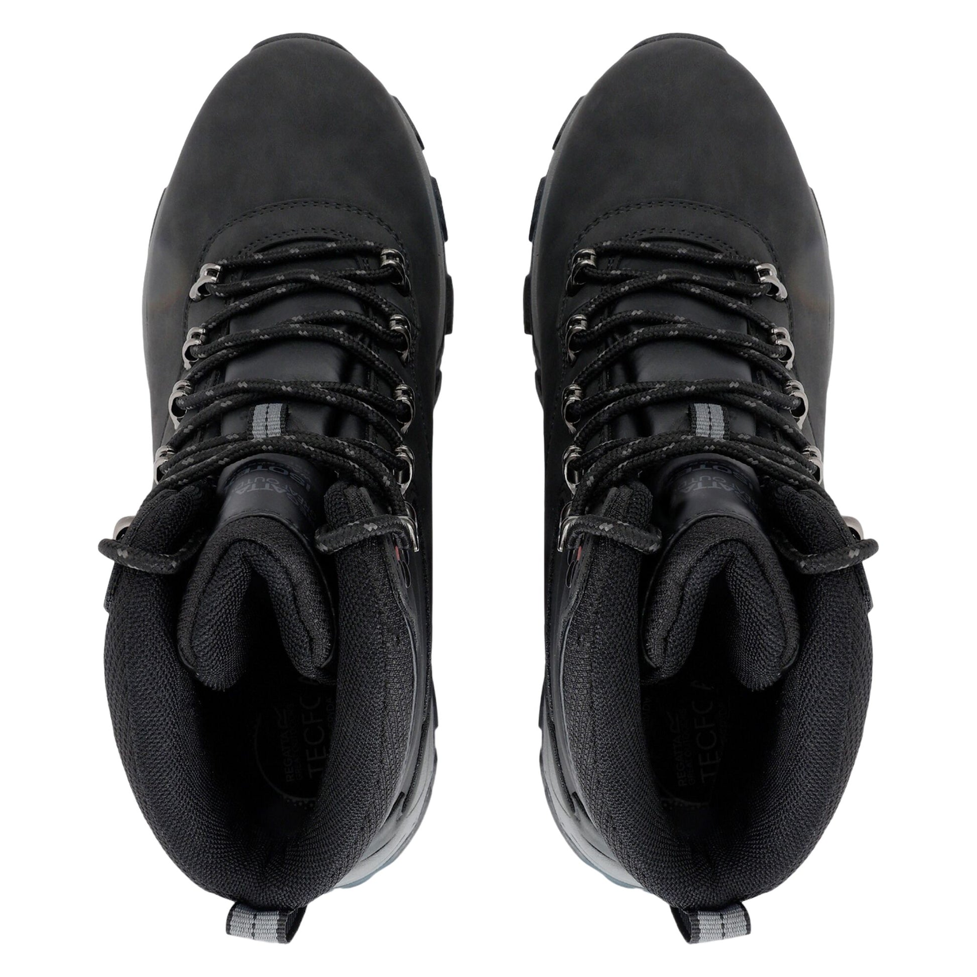 Black - Side - Regatta Mens Holcombe Classic Walking Boots