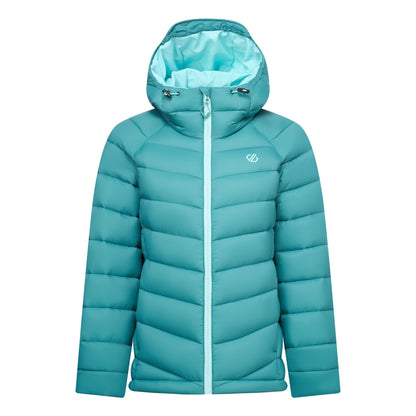 Teal - Front - Dare 2B Womens-Ladies Torrek Baffled Padded Jacket