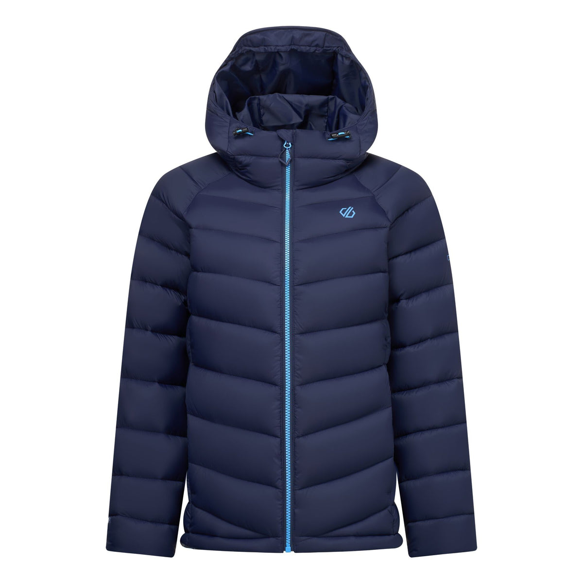 Navy - Front - Dare 2B Womens-Ladies Torrek Baffled Padded Jacket