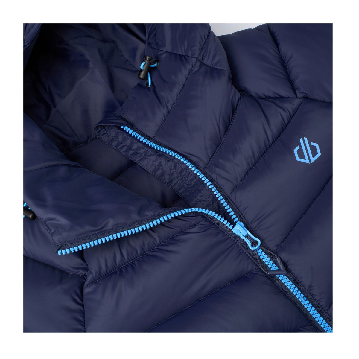 Navy - Lifestyle - Dare 2B Womens-Ladies Torrek Baffled Padded Jacket