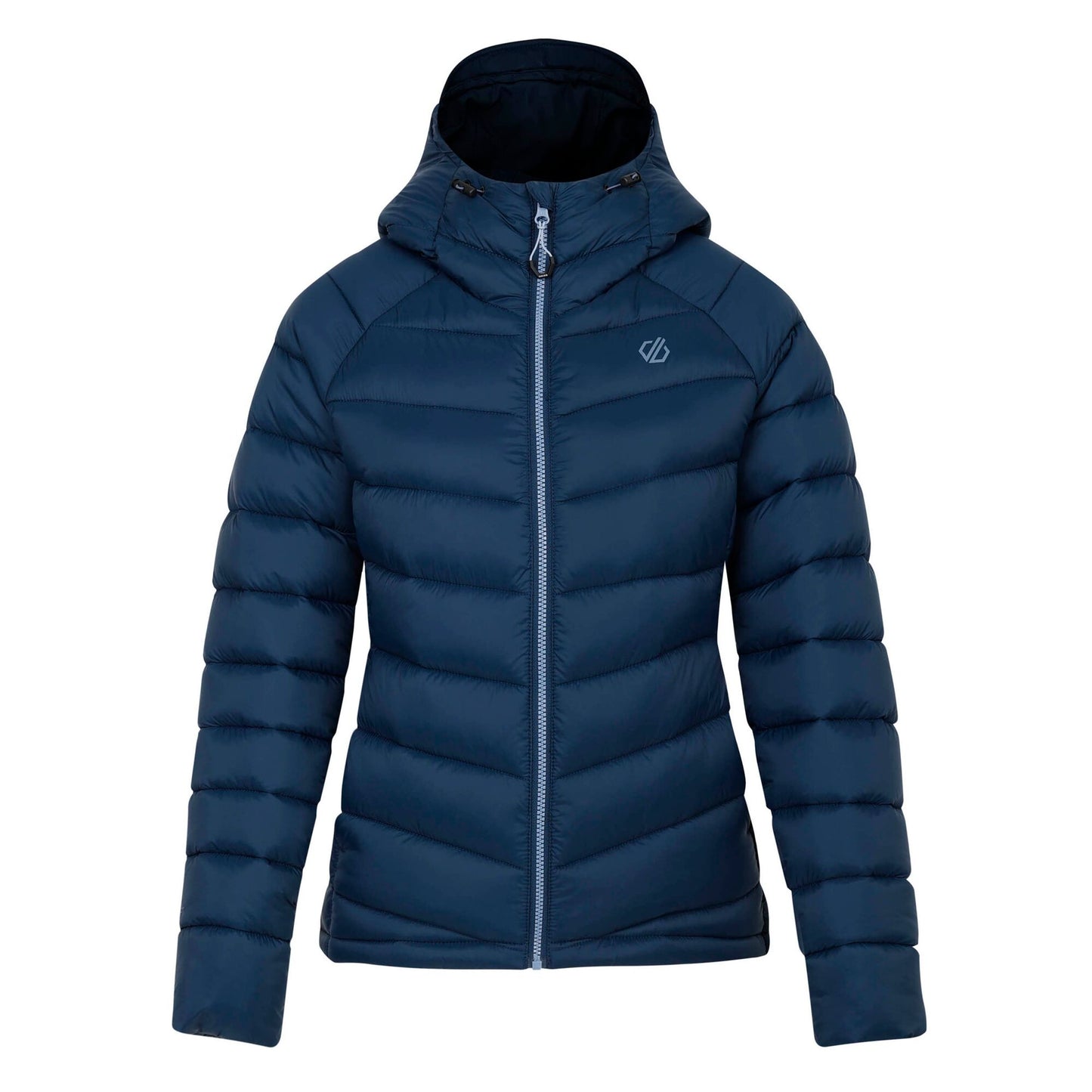 Moonlight Denim - Front - Dare 2B Womens-Ladies Torrek Baffled Padded Jacket