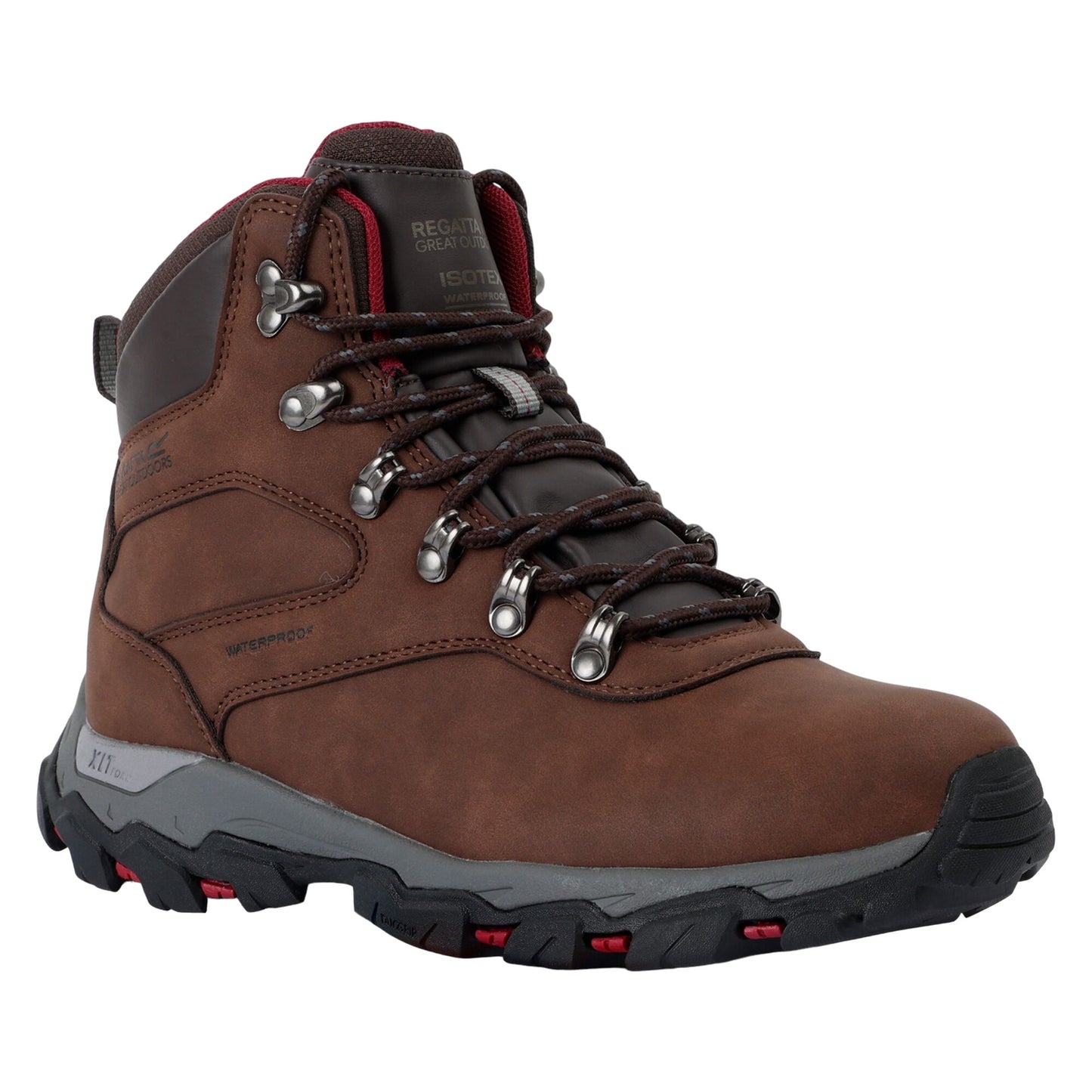 Chestnut - Front - Regatta Womens-Ladies Holcombe Classic Walking Boots