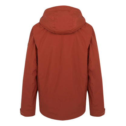 Red Ochre-Black - Back - Regatta Mens Frelton Waterproof Insulated Jacket