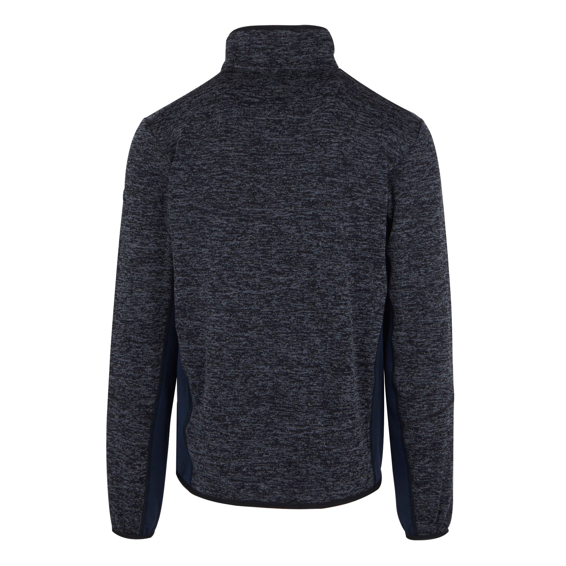 Navy-Navy - Back - Regatta Mens Baslinn Marl Full Zip Fleece Jacket