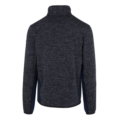 Navy-Navy - Back - Regatta Mens Baslinn Marl Full Zip Fleece Jacket