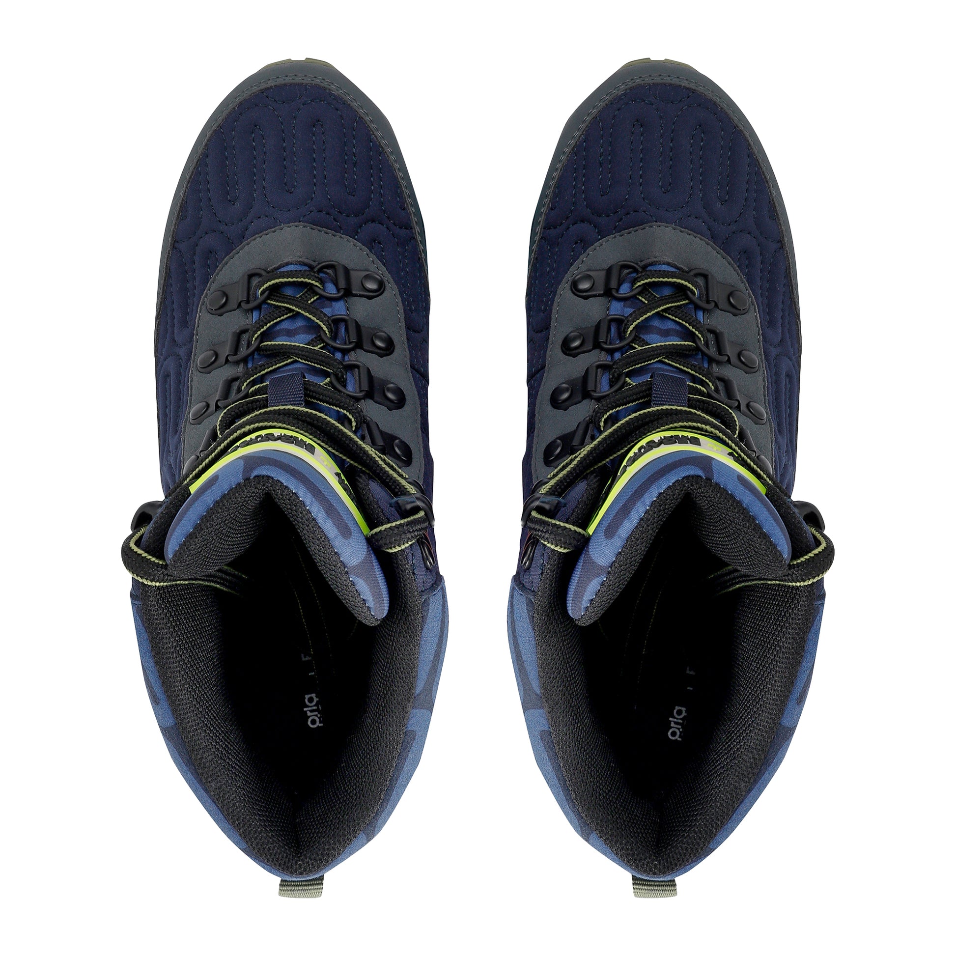 Blue - Pack Shot - Regatta Womens-Ladies Orla Kiely Birdy Outdoor Hiking Boots