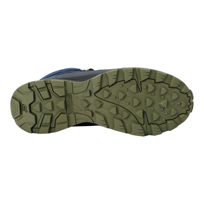 Blue - Close up - Regatta Womens-Ladies Orla Kiely Birdy Outdoor Hiking Boots