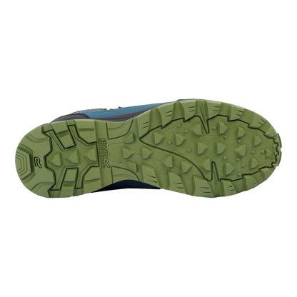 Blue-Green - Side - Regatta Womens-Ladies Orla Kiely Birdy Outdoor Hiking Boots