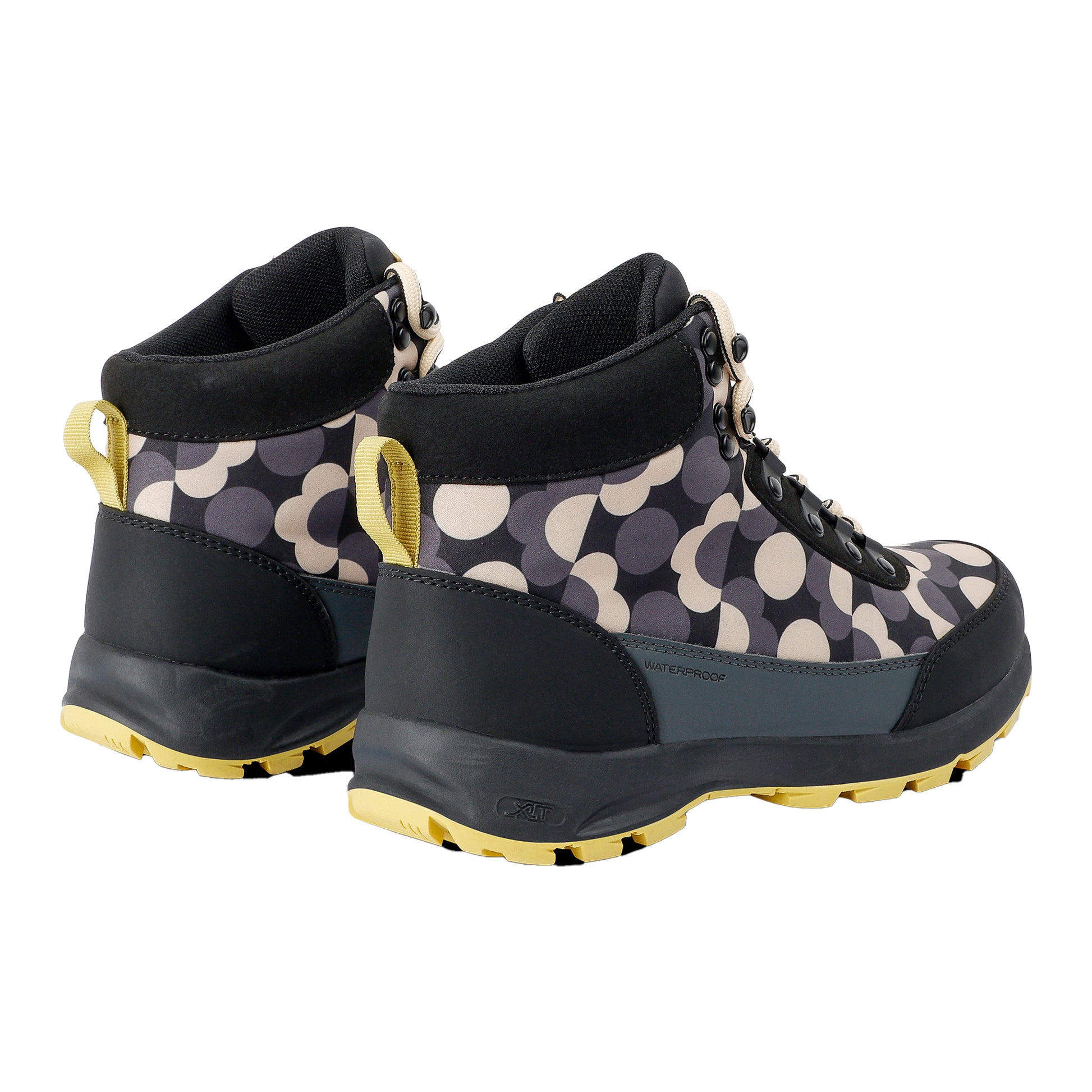 Black-White - Back - Regatta Womens-Ladies Orla Kiely Birdy Outdoor Hiking Boots