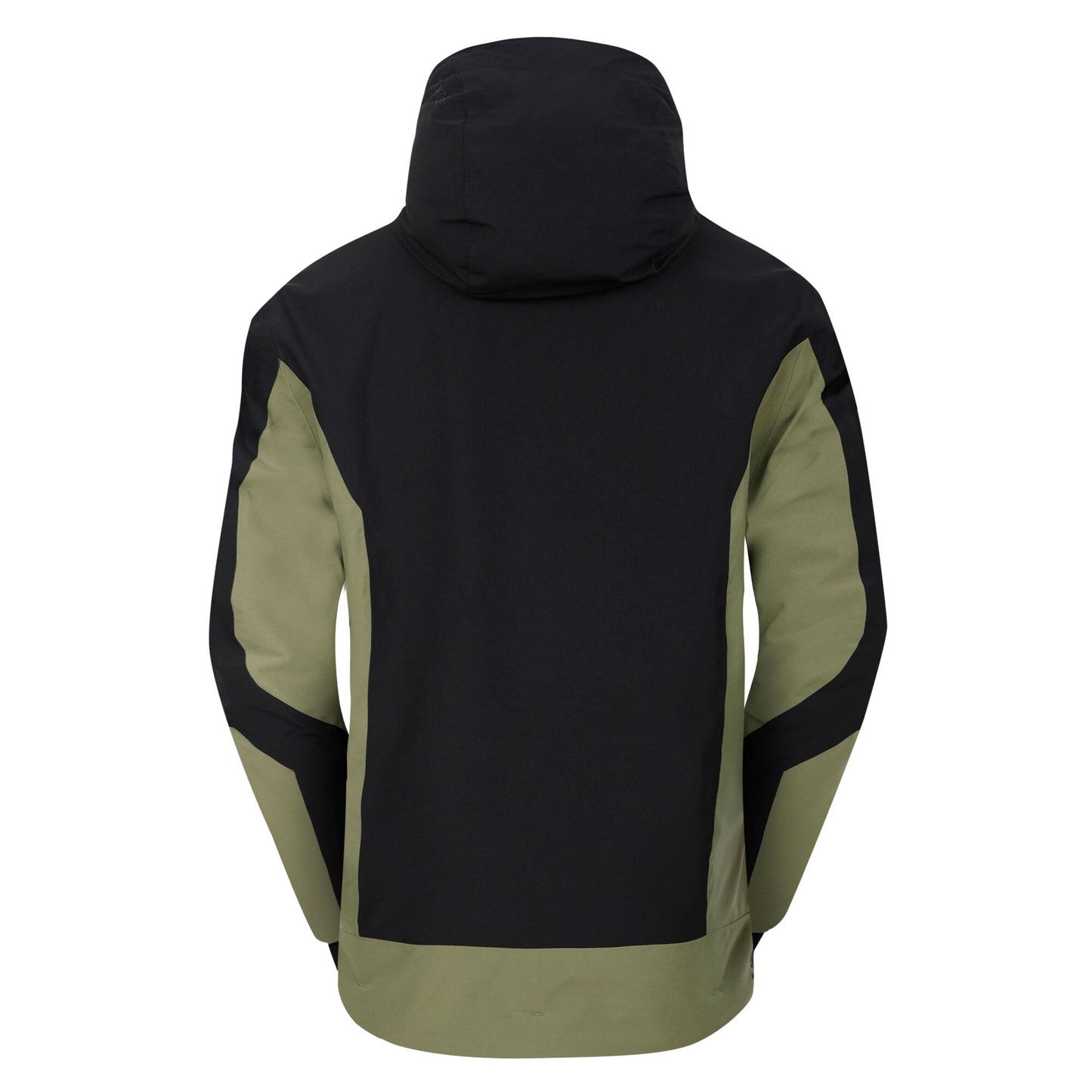 Black-Olivine Green - Back - Dare 2B Mens Eagle II Ski Jacket