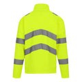Yellow - Back - Regatta Professional Mens Pro Contract Ablaze Hi-Vis 2 Layer Soft Shell Jacket