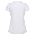 White - Back - Regatta Womens-Ladies Fingal Plain V Neck T-Shirt