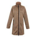 Warm Taupe - Front - Regatta Womens-Ladies Emilide Long Length Fleece Jacket