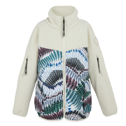 Light Vanilla - Front - Dare 2B Womens-Ladies Arrigas Christian Lacroix Hybrid Jacket