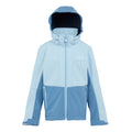Clear Sky-Coronet Blue - Front - Regatta Childrens-Kids Haydenbury II Soft Shell Jacket