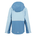 Clear Sky-Coronet Blue - Back - Regatta Childrens-Kids Haydenbury II Soft Shell Jacket