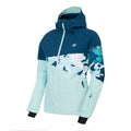 Moonlight Denim-Water Ballet - Side - Dare 2B Womens-Ladies Leaf Print Ski Jacket