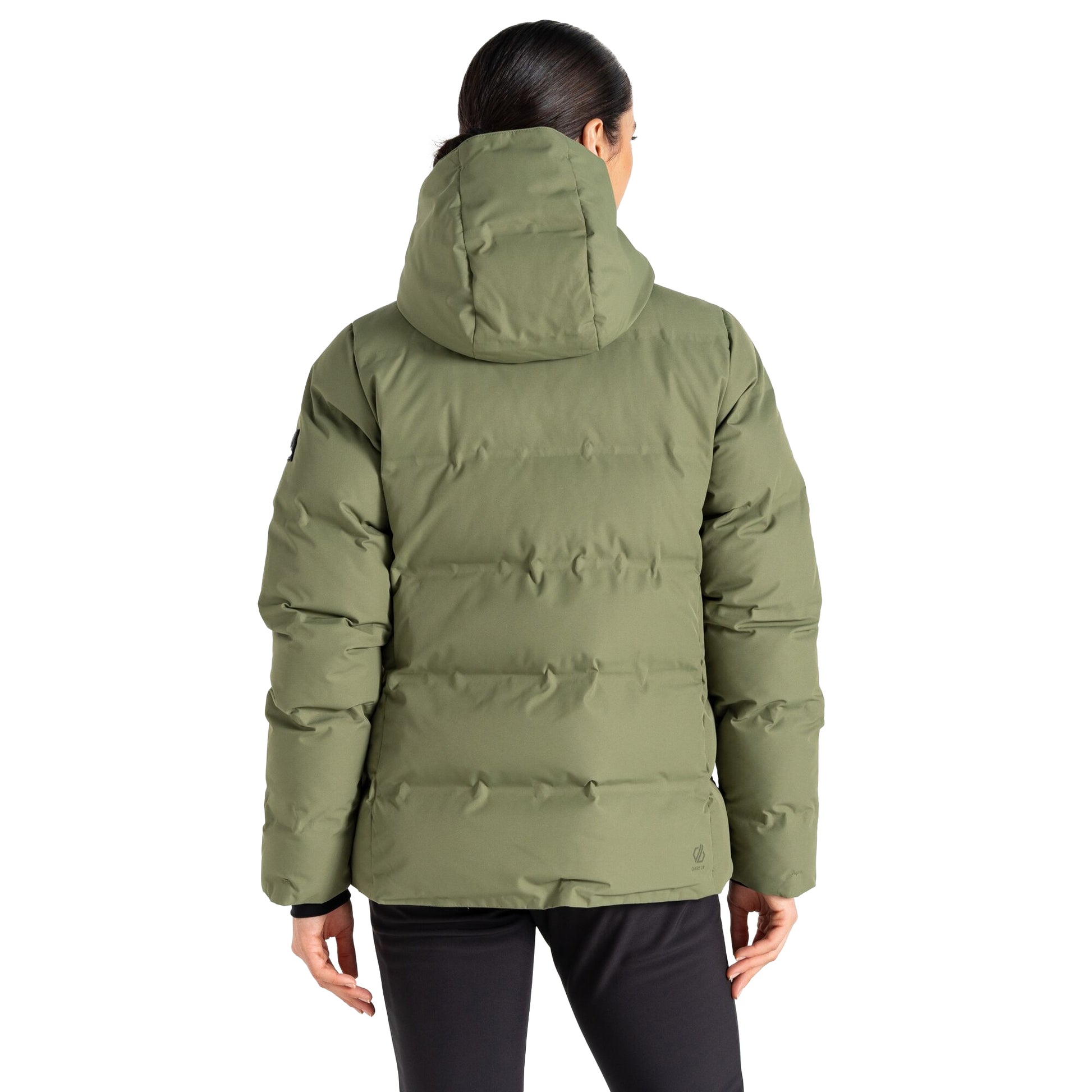 Olivine Green - Lifestyle - Dare 2B Womens-Ladies Entrusted Padded Jacket