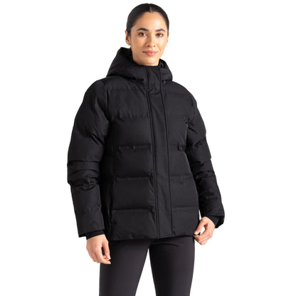 Black - Lifestyle - Dare 2B Womens-Ladies Entrusted Padded Jacket