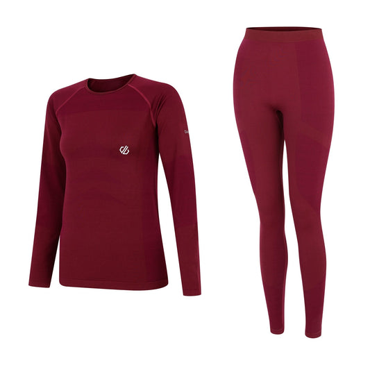 Fig - Front - Dare 2B Womens-Ladies In The Zone II Base Layer Set