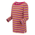 Pink Fusion - Side - Regatta Womens-Ladies Baylette II Striped T-Shirt