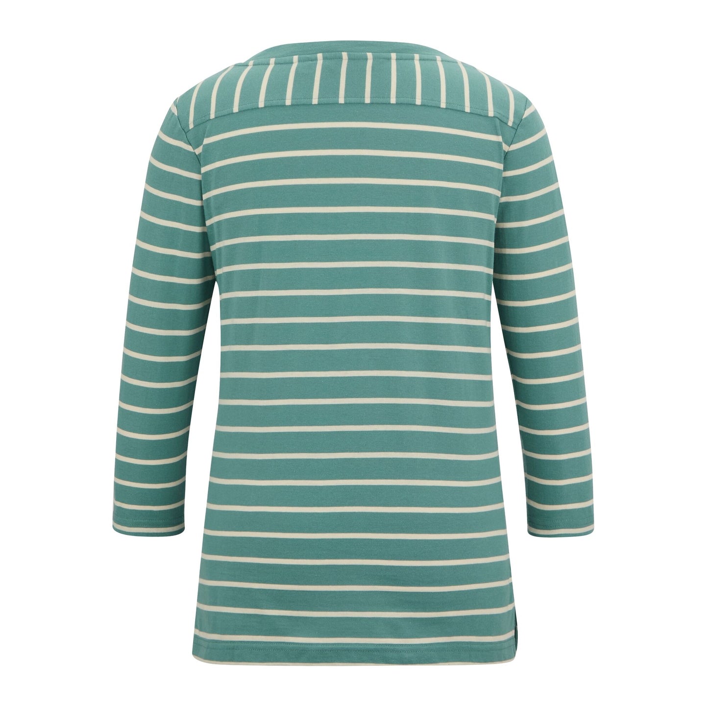 Ivy Moss-Light Vanilla - Back - Regatta Womens-Ladies Baylette II Striped T-Shirt