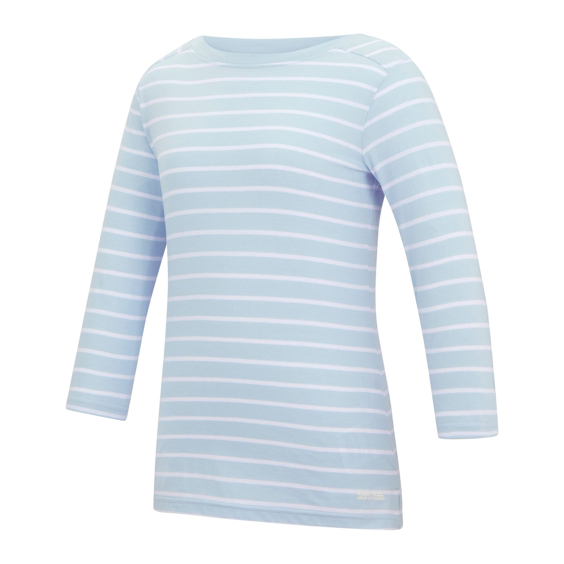 Skyway-White - Side - Regatta Womens-Ladies Baylette II Striped T-Shirt