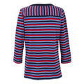 Navy - Back - Regatta Womens-Ladies Baylette II Striped T-Shirt