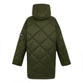 Dark Khaki-Navy - Back - Regatta Womens-Ladies Emila Quilted Jacket