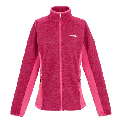 Flamingo Pink - Front - Regatta Womens-Ladies Highton IV Full Zip Fleece Jacket