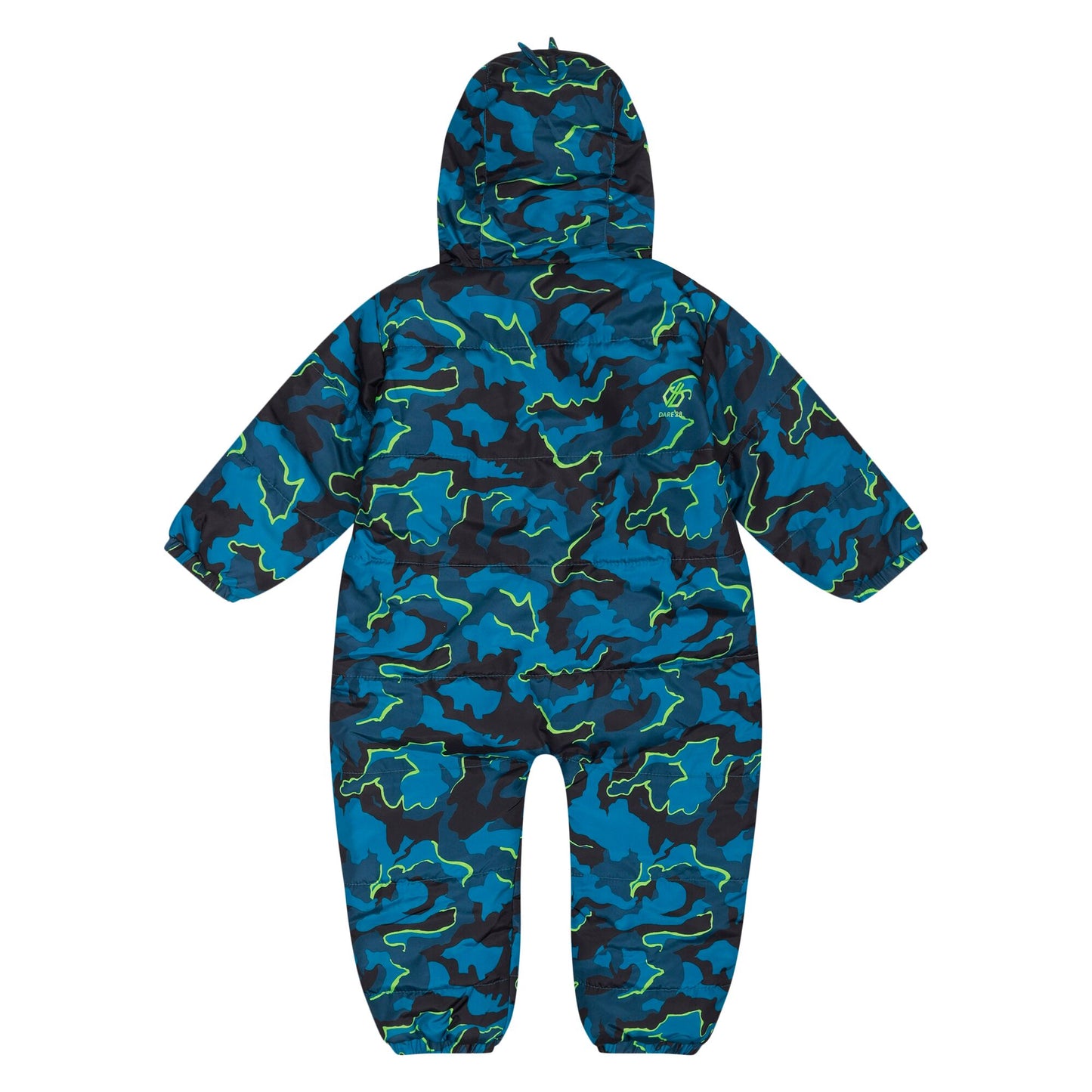 Kingfisher Blue - Back - Dare 2B Childrens-Kids Bambino II Camo Snowsuit