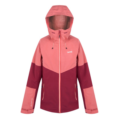 Mineral Red-Rumba Red - Front - Regatta Womens-Ladies Wentwood IX 3 In 1 Waterproof Jacket