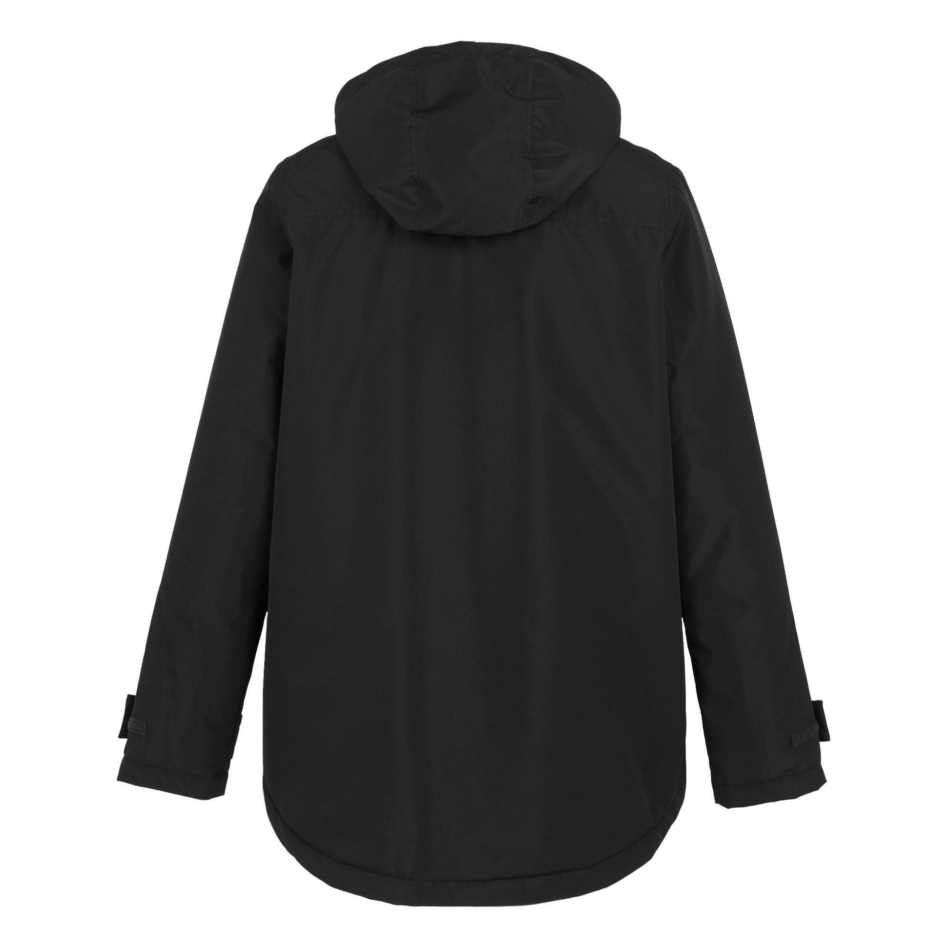 Black-Grey - Back - Regatta Womens-Ladies Orla Kiely Rain Cloud Mid Length Waterproof Jacket