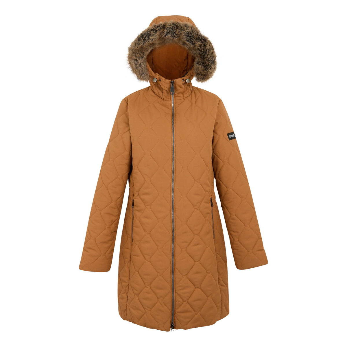Bran Brown - Front - Regatta Womens-Ladies Fritha III Insulated Parka