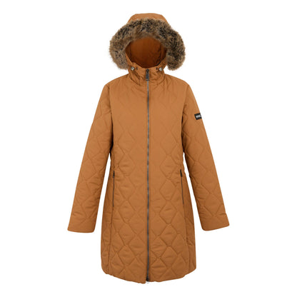 Bran Brown - Front - Regatta Womens-Ladies Fritha III Insulated Parka