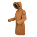 Bran Brown - Side - Regatta Womens-Ladies Fritha III Insulated Parka
