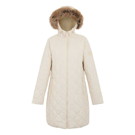 Light Vanilla - Front - Regatta Womens-Ladies Fritha III Insulated Parka
