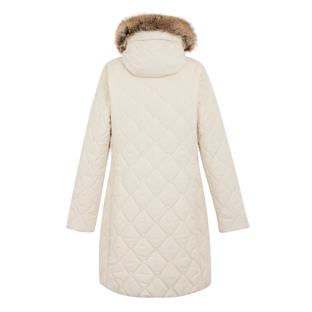 Light Vanilla - Back - Regatta Womens-Ladies Fritha III Insulated Parka