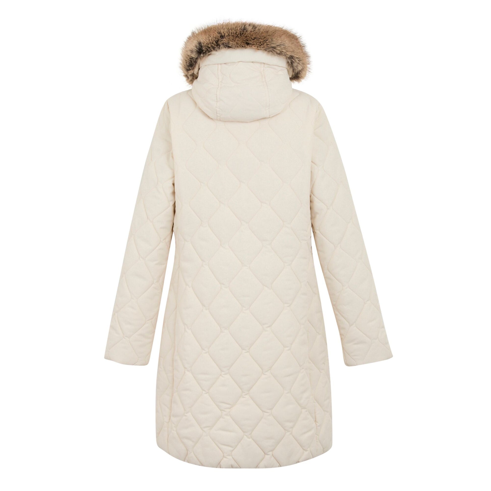 Light Vanilla - Back - Regatta Womens-Ladies Fritha III Insulated Parka