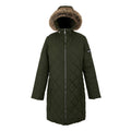 Dark Khaki - Front - Regatta Womens-Ladies Fritha III Insulated Parka
